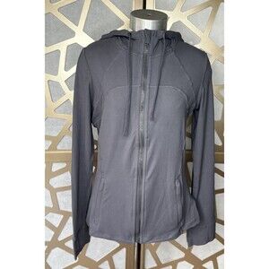 New Essential Bodywear EBW FIT Defined Hooded Yoga Jacket  Women Gray L Large